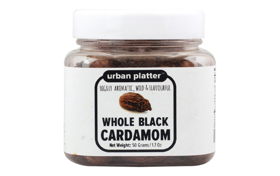 Urban Platter Whole Black Cardamom    Jar  50 grams